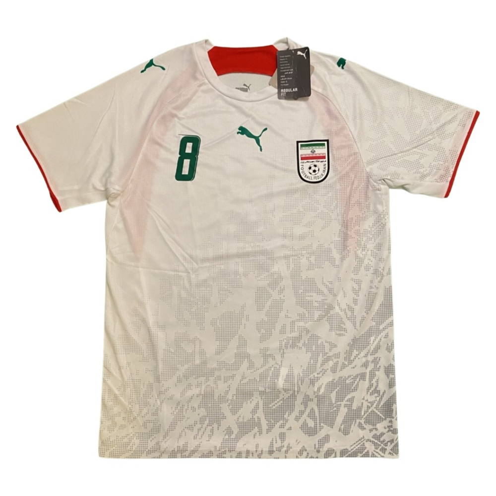 Ali Karimi #8 Iran 2006 World Cup Soccer Jersey Vintage
